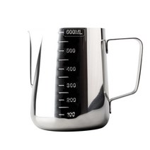 시타 베이직 눈금 스팀피쳐 350ml 밀크저그 스팀피처, 시타 베이직 눈금 스팀피쳐 600ml, 1개