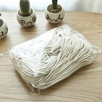 아쭈디자인 면줄 삼줄 10M 고양이 면로프, 면줄6mm -길이10M