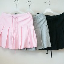 엠아이뷰티 핑크 Pink 트레이닝 테니스 주름 스커트 치마 바지 운동복