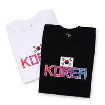 한국 기념 티셔츠 - 태극기코리아 외국인선물 한국기념품