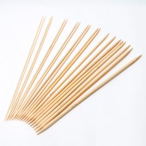 명품실 민자나무대바늘 35cm, 민자나무대바늘35cm 5.5mm, 2개입