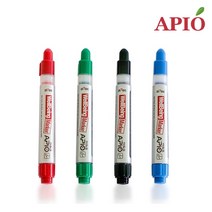 아피오 웰빙 화이트보드마카 펜, 파랑, 10개