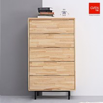 GVEN 지벤 아도라 5단 서랍장(800), 단품