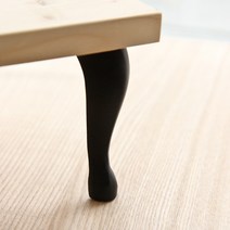 [P]가구다리/학다리 블랙 (길이선택), 150mm