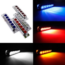 위모브 24V LED 차폭등 사이드램프 중형크롬 화물차차폭등 화물차용품 24v led 시그널램프, 옐로우中(크롬) 1개