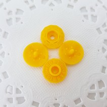 일본 썬그립 [Sun Grip] T단추 기구 및 티단추 11 13mm 선택구매 마스크목걸이 필수 아이템, 13mm 옐로우(8세트)