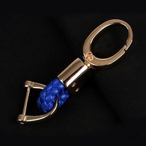 BRICX 인피니티 스마트키 아쿠아 글리터 TPU 우레탄 키케이스, 샤르망 미니가죽키링-블루