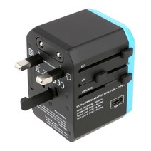 이지넷유비쿼터스 USB C타입 지원 여행용 멀티플러그5.6A NEXT 008TC-5P 충전기, 1개