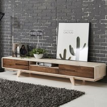 다올퍼니 북유럽 원목 TV 거실장 티비다이 높은 티비장 TV장 TV다이 티비대 TV대 모던 심플 인테리어 이사선물 집들이선물 인테리어선물, D-04. 2000 비디오형 거실장 - 워시