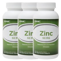 지앤씨 아연 50mg 250정 x3, 140g, 3개