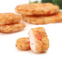 [씨본]프라이드 새우스테이크(햄버거 새우패티 / 새우까스), 1.08kg, 원형12피스(90g)