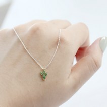 은쥬 선인장 목걸이 924실버