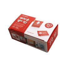 이즈오피스 아크릴꽂이판 부착용꽂이판 게시판 8813(50개입)