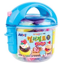 아모스 컬러점토 시리즈(3 5 8색)다양한 케이스점토 칼라점토, 6000미니밥솥 컬러점토
