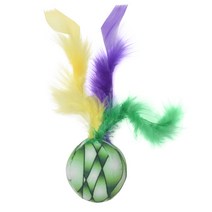 해피테일즈 페더 고양이 볼, 혼합 색상, 1개