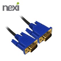 RGB케이블 모니터케이블 MONITER CABLE 모니터선 24K금도금 EMI노이즈필터 UL AWM 2919인증 1.8M, 1개