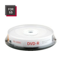 LG LG) DVD-R 10P (4.7GB CAKE) 4.7GB 공DVD, 10입