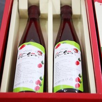 윤플러스 홍천 수제 오미자청 선물세트(500ml 2병), 2병, 500ml