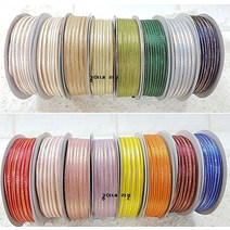 도매리본-40야드)3mm 양금사리본1롤/한복방향제재료, 노랑 40야드 1롤