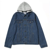 송민호 스타일 후드 청자켓 2커럴