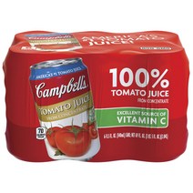 캠벨스 토마토 주스, 6개입, 340ml