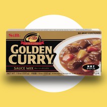 S&B 골든카레 매운맛 220g 고형 일본 카레 커리 재료, 상세 설명 참조