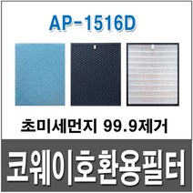 코웨이 AP-1516D 호환용필터 1년사용, 옵2.헤파필터1+탈취필터1+맞춤형필터6