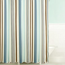 JSS&D 패브릭 욕실 샤워커튼 모던스트라이프(커튼고리포함), 1장