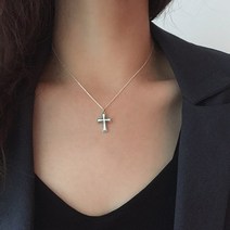 실버폭스 베리어스 실버 목걸이 십자가 하트 사각 써클 코인 타원