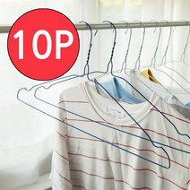 케이케이컴퍼니 세탁소 철사옷걸이 10P, 화이트