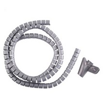 Coms 케이블 정리기 매직 케이블 소 A9532 어지러운 각종 전선들을 깔끔하게 정리 컴퓨터 랜 케이블 전원 멀티텝 등 유용하게 사용 유연한 재질로 구성된 제품이라 파손되지 않는 장점, 1개