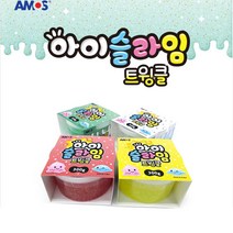 아모스 아이슬라임 트윙클, 화이트, 300g