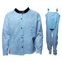 용접용 작업복 용접자켓 용접바지 상하의 모음 택1 멜빵형 가죽 용접복 여름용 하절기 동절기, 용접바지 대