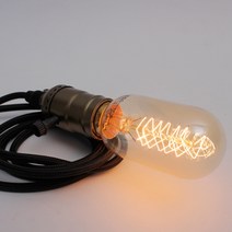 공간LED 에디슨전구 LED전구 인테리어조명, 백열 에디슨 전구 T45 40W SG