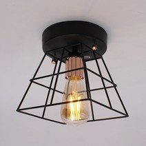 카트 1등 센서등, 블랙, 1개