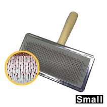 소프트침 강아지 슬리커 팁브러시 S 강아지빗/그루밍/마사지/브러싱/헤어, 1개