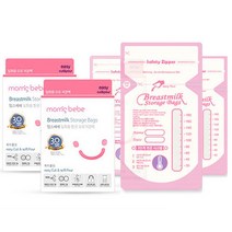 맘스베베 프리미엄 일회용 항균 모유저장팩 180ml, 2개, 30개입