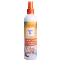 크림오브네이처 디탱글링 & 컨디셔닝 리브-인 컨디셔너 코코넛 밀크, 250ml, 1개