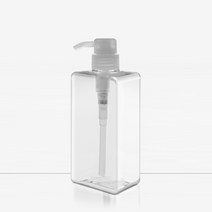 새로핸즈 펌프 공병 고급 디스펜서 투명 용기 투명캡 280ml, 단품