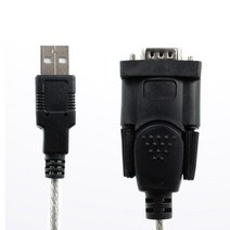 USB to RS232 변환케이블 1Mbps 전송속도 변환젠더(9핀/25핀변환)포함 1.8M 33169, 1개