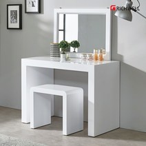 리치웰 하이그로시 모던멀티 화장대 1000 (의자별도), 옐로우