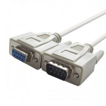 대원 시리얼 9핀 (M/F) 연장 케이블/카드단말기/업소용 포스/연결 케이블/연결선/299785/ 1.8M, 1개