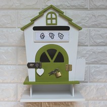 마프 H299-01G하우스탁상KG 그린 스탠드우체통, 아크릴명판