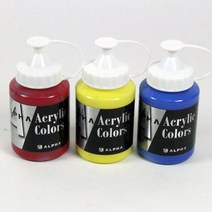 알파색채 실버 아크릴칼라 250ml 아크릴물감, 945 Medium Magenta