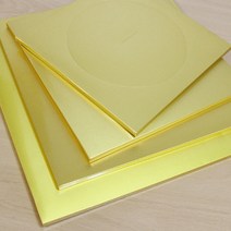 중앙패키지 케익받침 1호, 사각금색, 50개