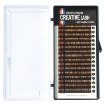 태강산업 속눈썹 16줄 다크브라운 인조, C컬 0.15 9mm, 1개, 1개
