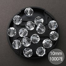 비즈아이 [6482-03]아크릴(축구볼) 10mm (투명) [10개], *1000개*