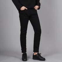 TM535 남자 빅사이즈 스트레이드핏 블랙진