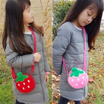 [코차레이드] 극세사 과일 크로스백