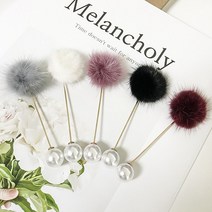 미미샵 진주밍크 부토니에(5color)